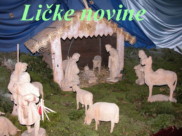 Gospićke jaslice rad kipara iz Krasna Blaža Devčića (19116-1987) © Snimio Marko Čuljat                                                                                                                                                                    